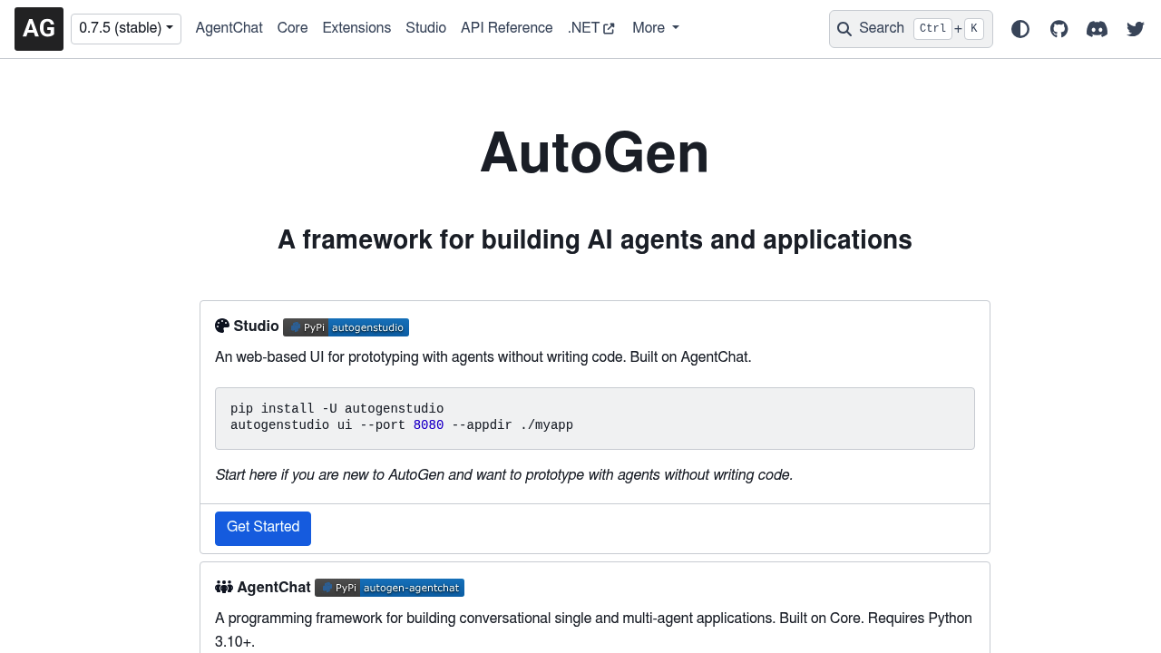 AutoGen screenshot