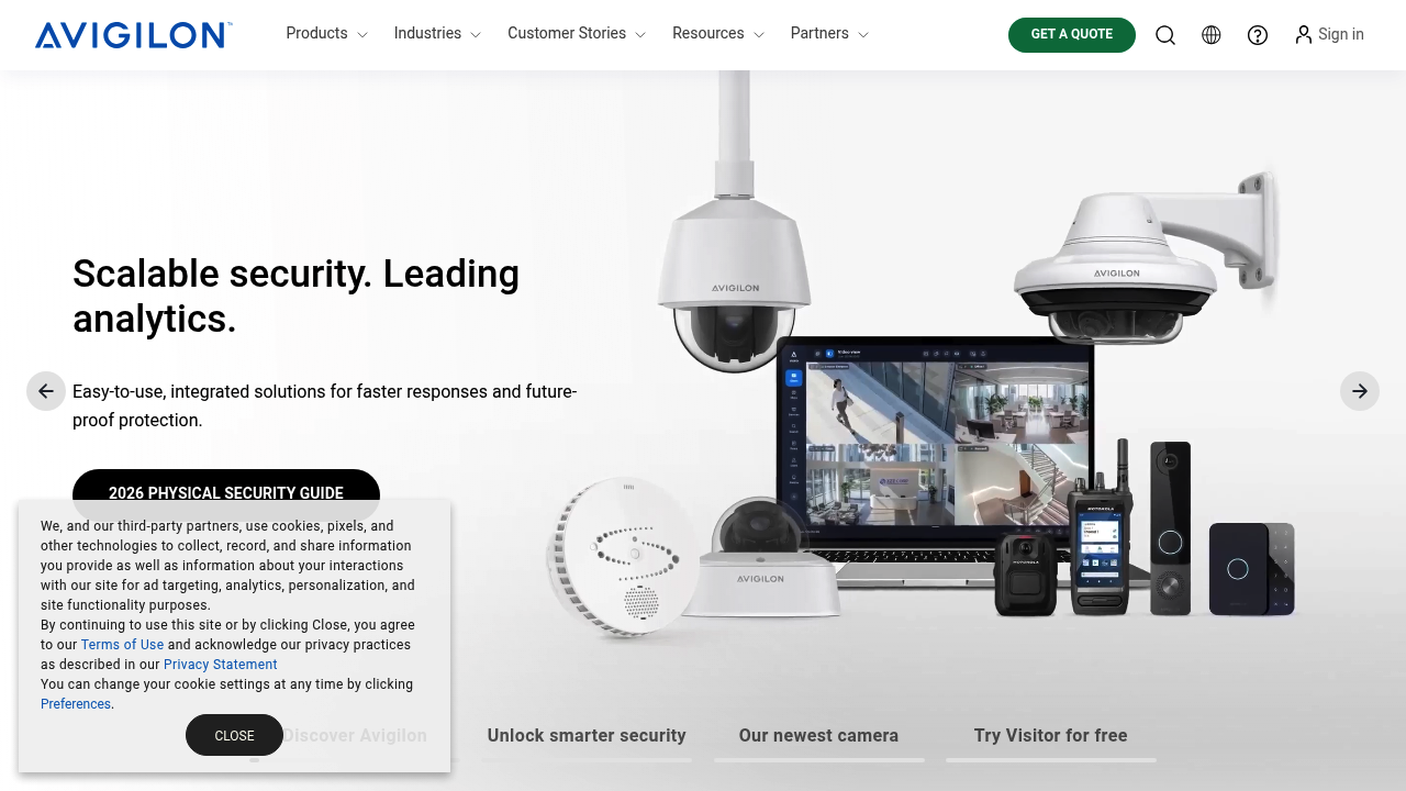 Avigilon screenshot