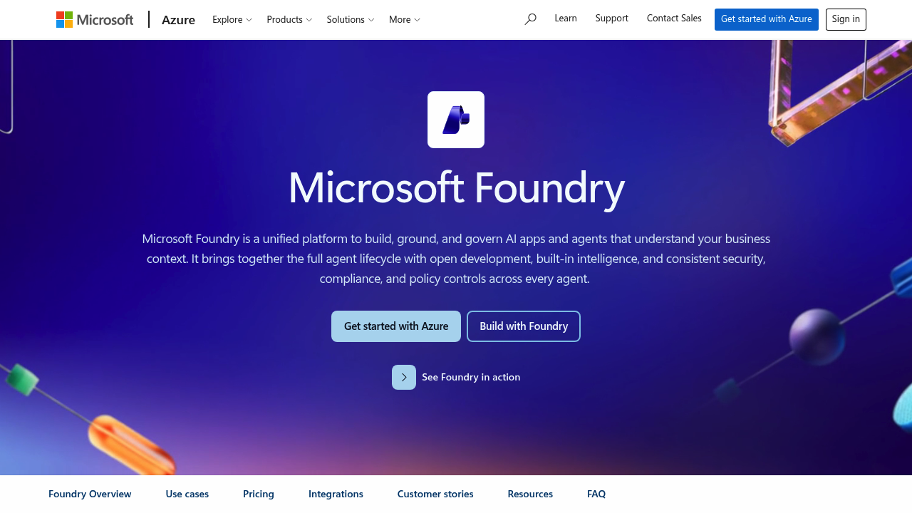 Azure AI Foundry screenshot