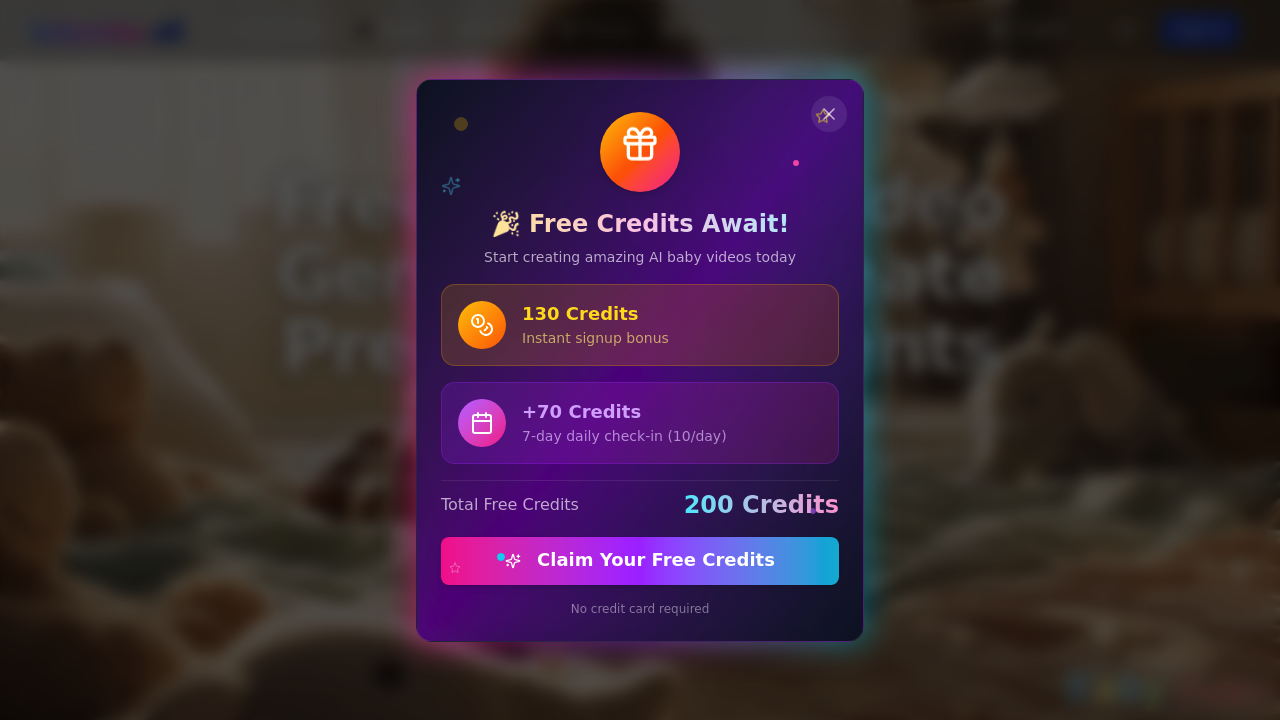 BabyVideo AI screenshot