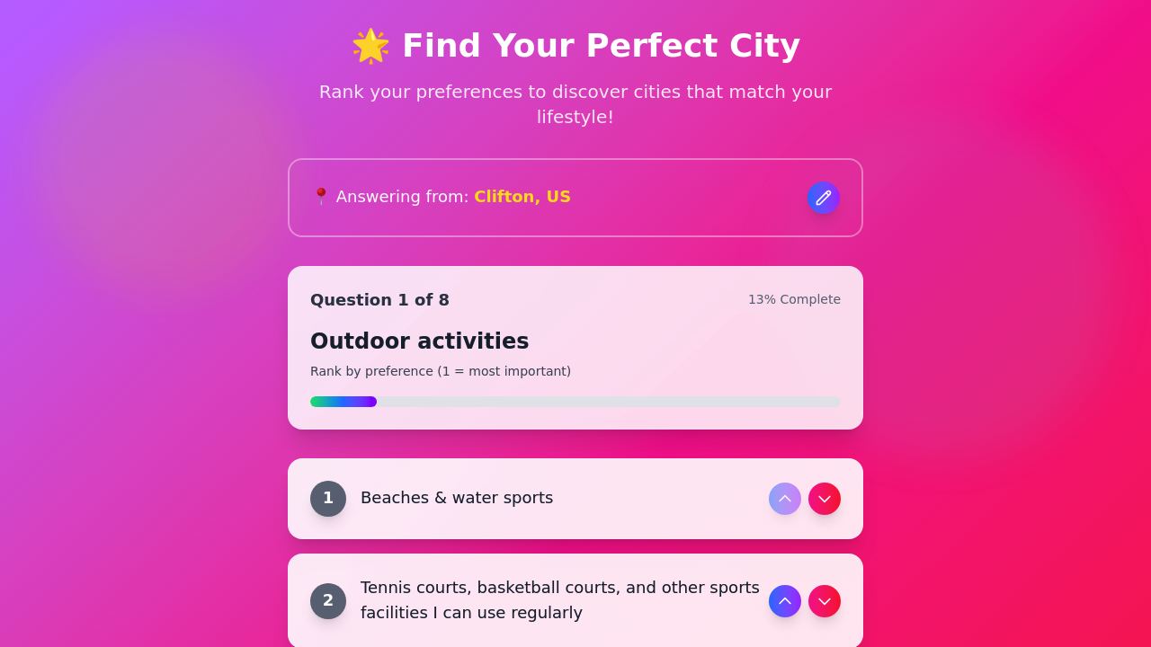 bestcity.io screenshot