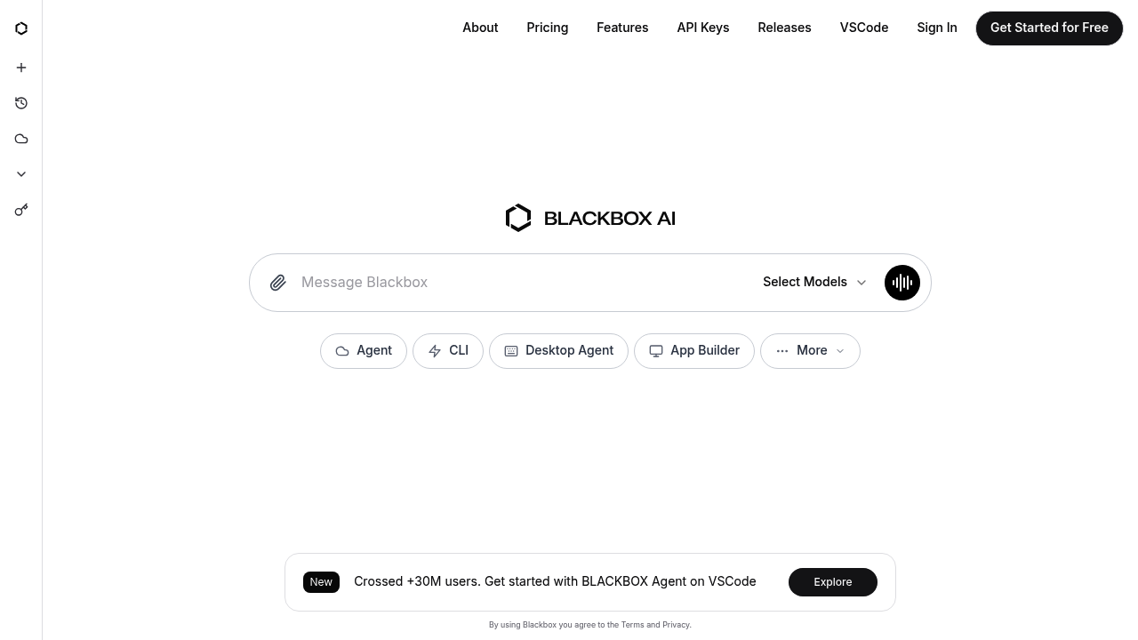 Blackbox AI screenshot