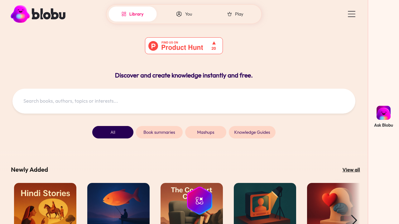 Blobu AI screenshot
