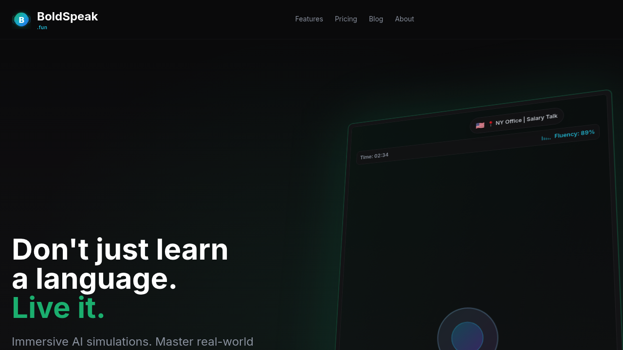 BoldSpeak screenshot