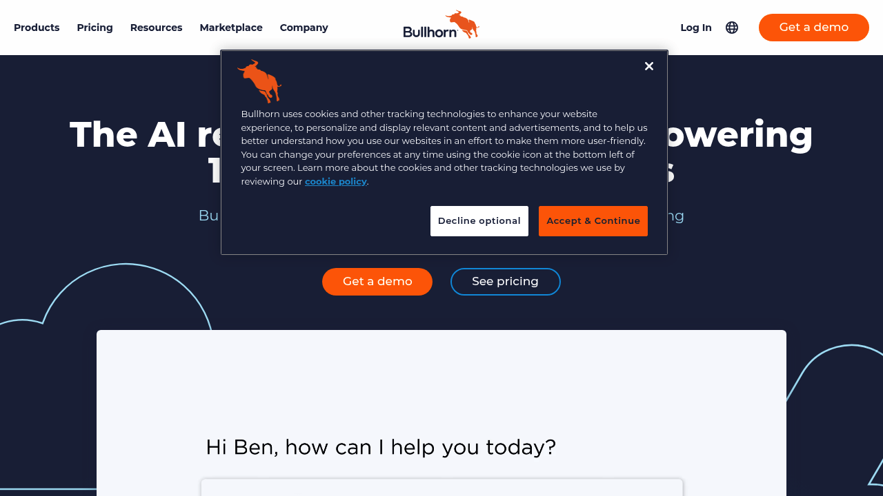 Bullhorn screenshot