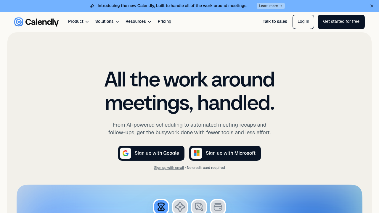Calendly screenshot