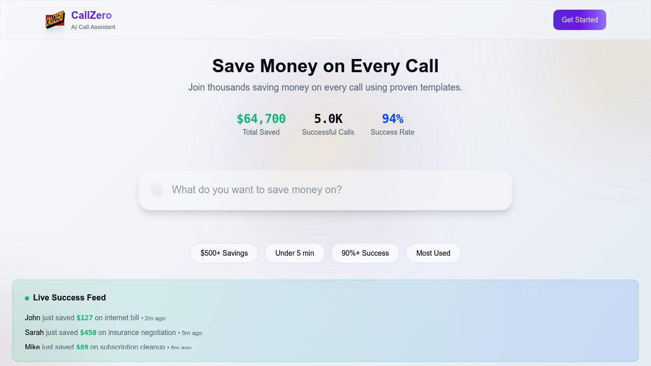 CallZero.ai screenshot