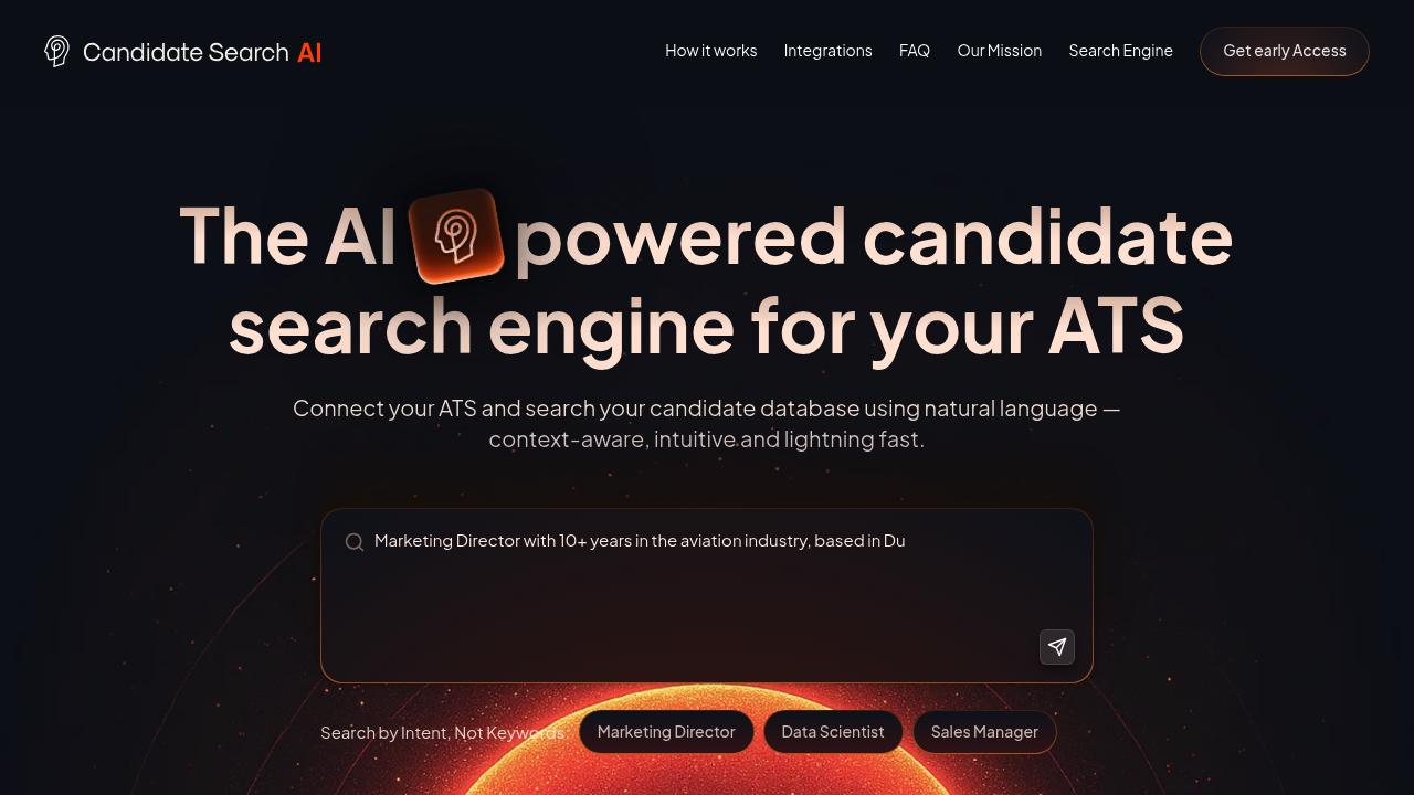 Candidate Search AI screenshot