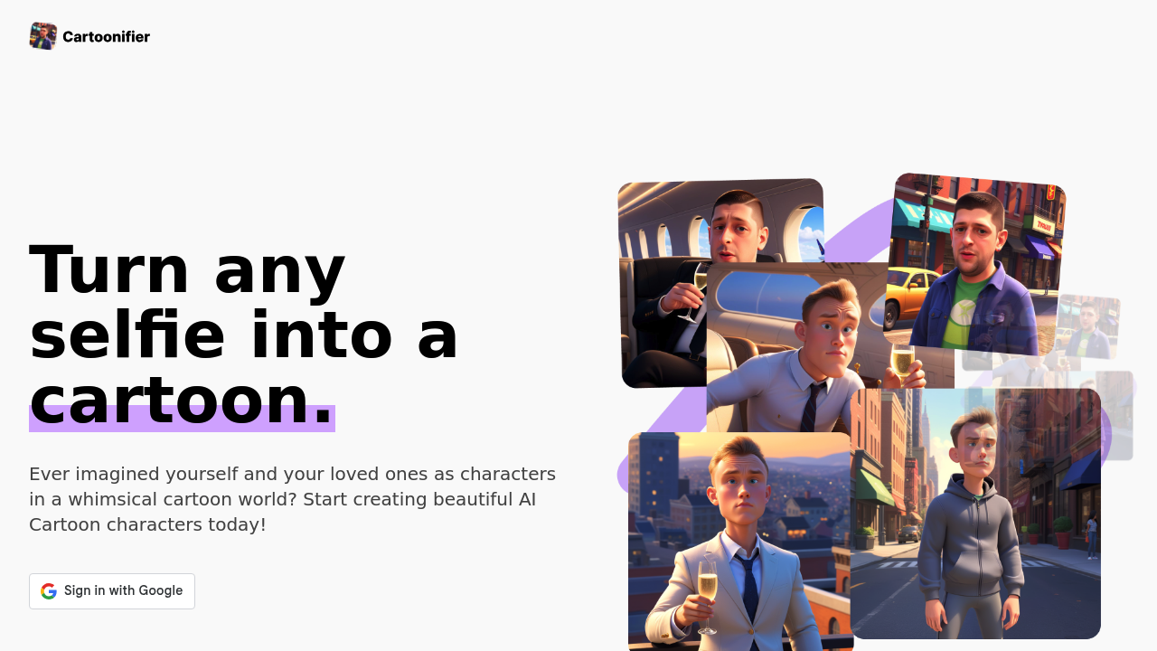 Cartoonifier screenshot