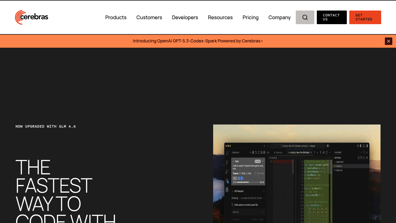 CerebrasCoder screenshot