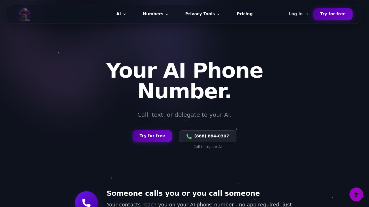 AI Phone Number | ChatOdyssey screenshot