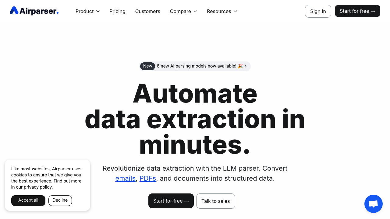 Chat4Data screenshot