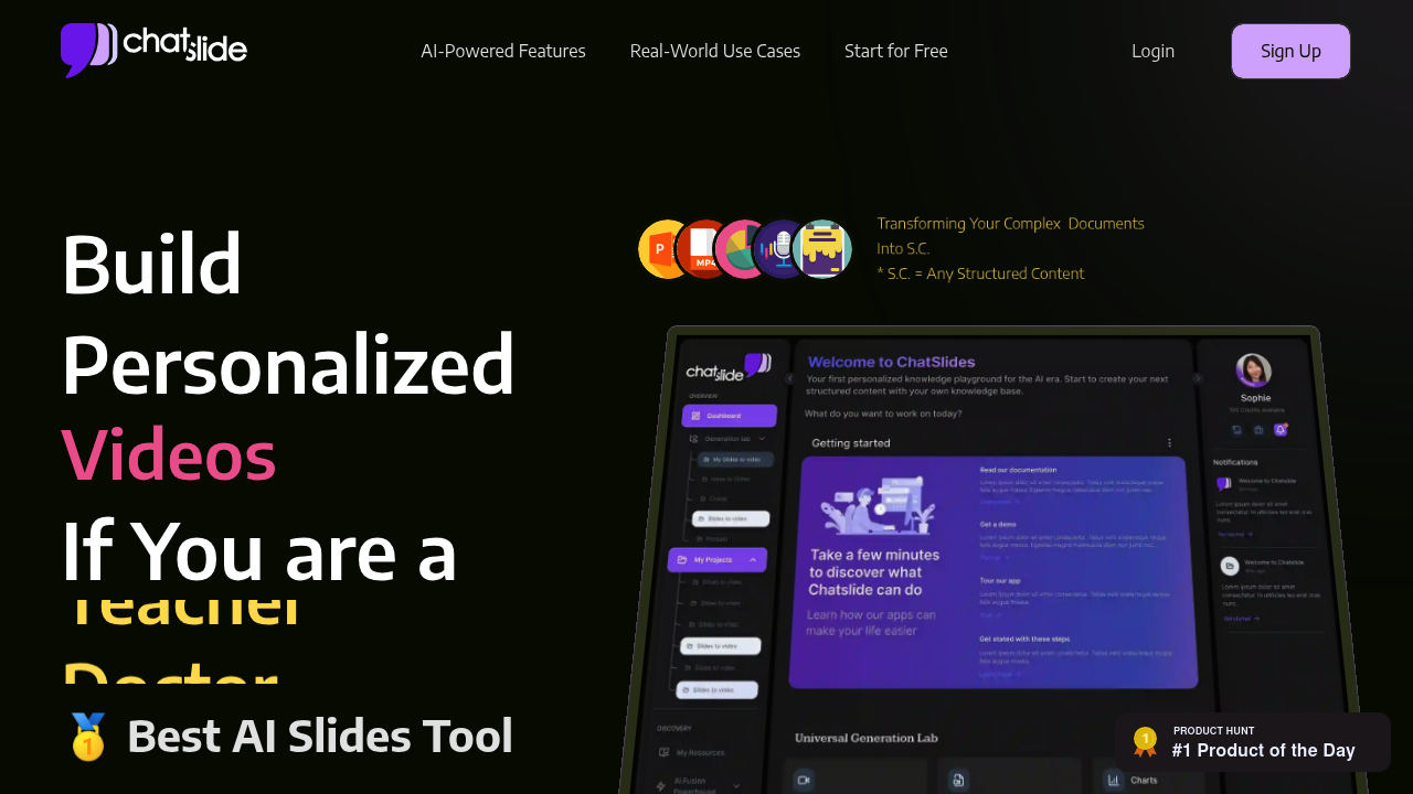 ChatSlide screenshot