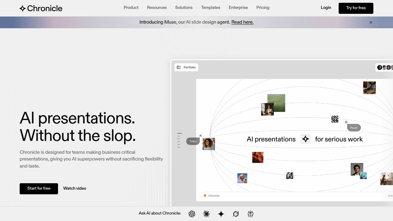 Chronicle screenshot