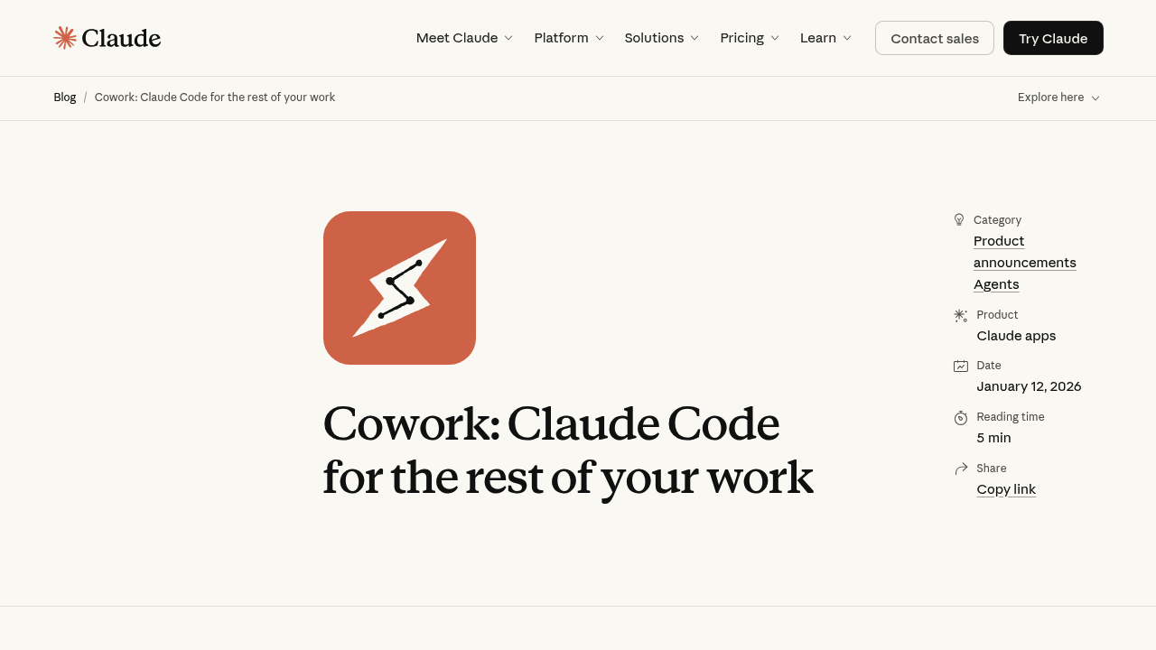 Claude Cowork screenshot