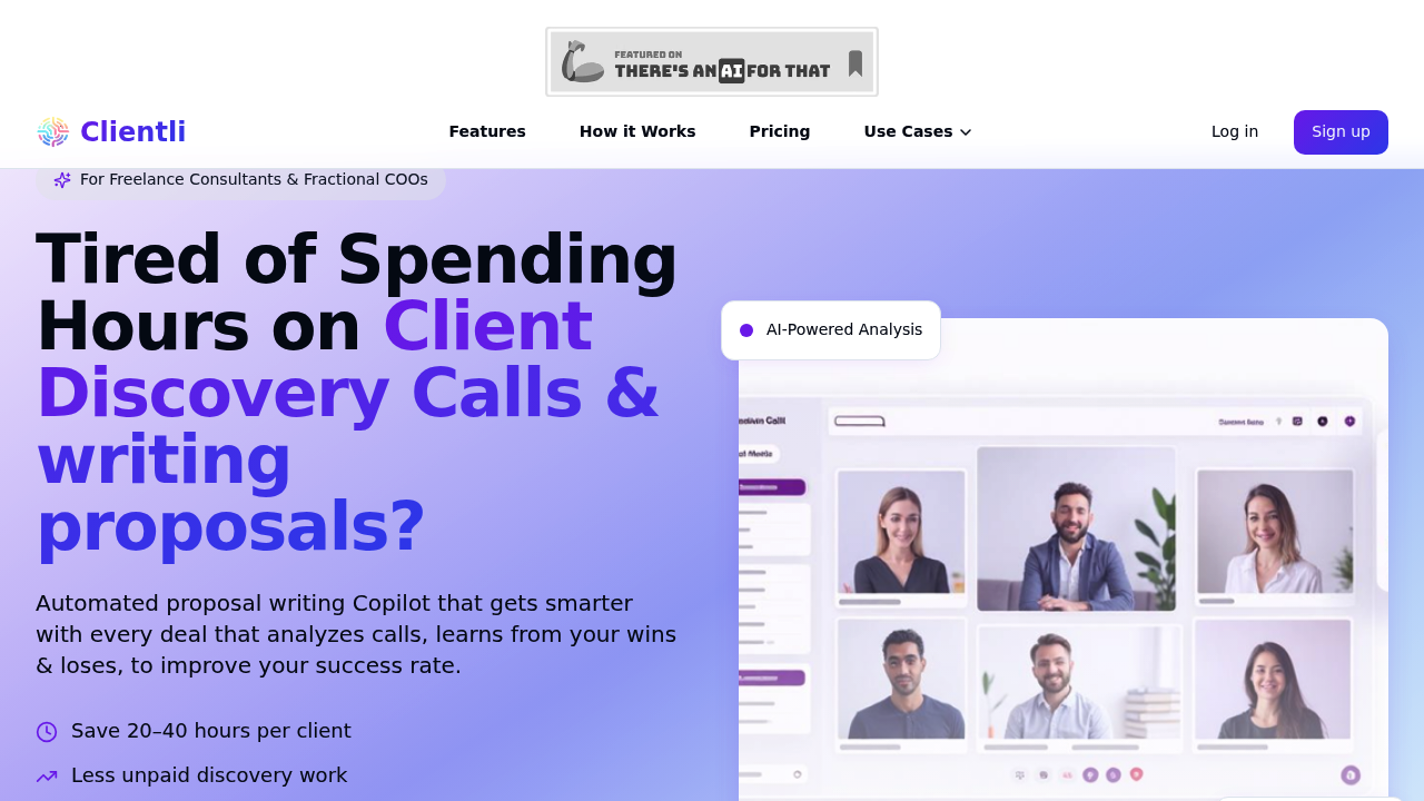 Clientli screenshot