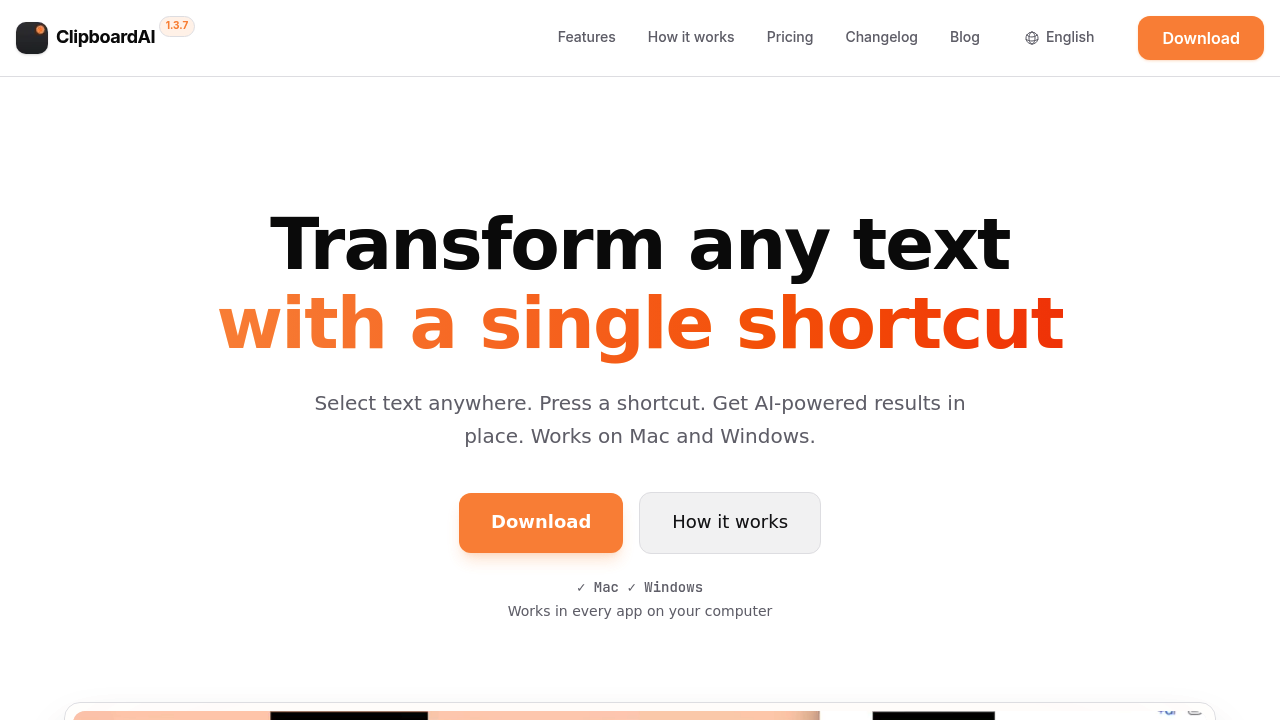 ClipboardAI screenshot