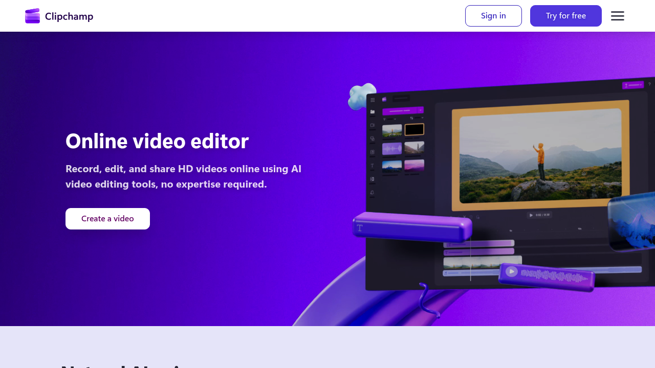 Clipchamp screenshot