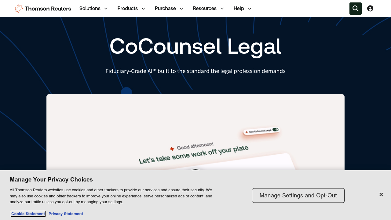 CoCounsel screenshot