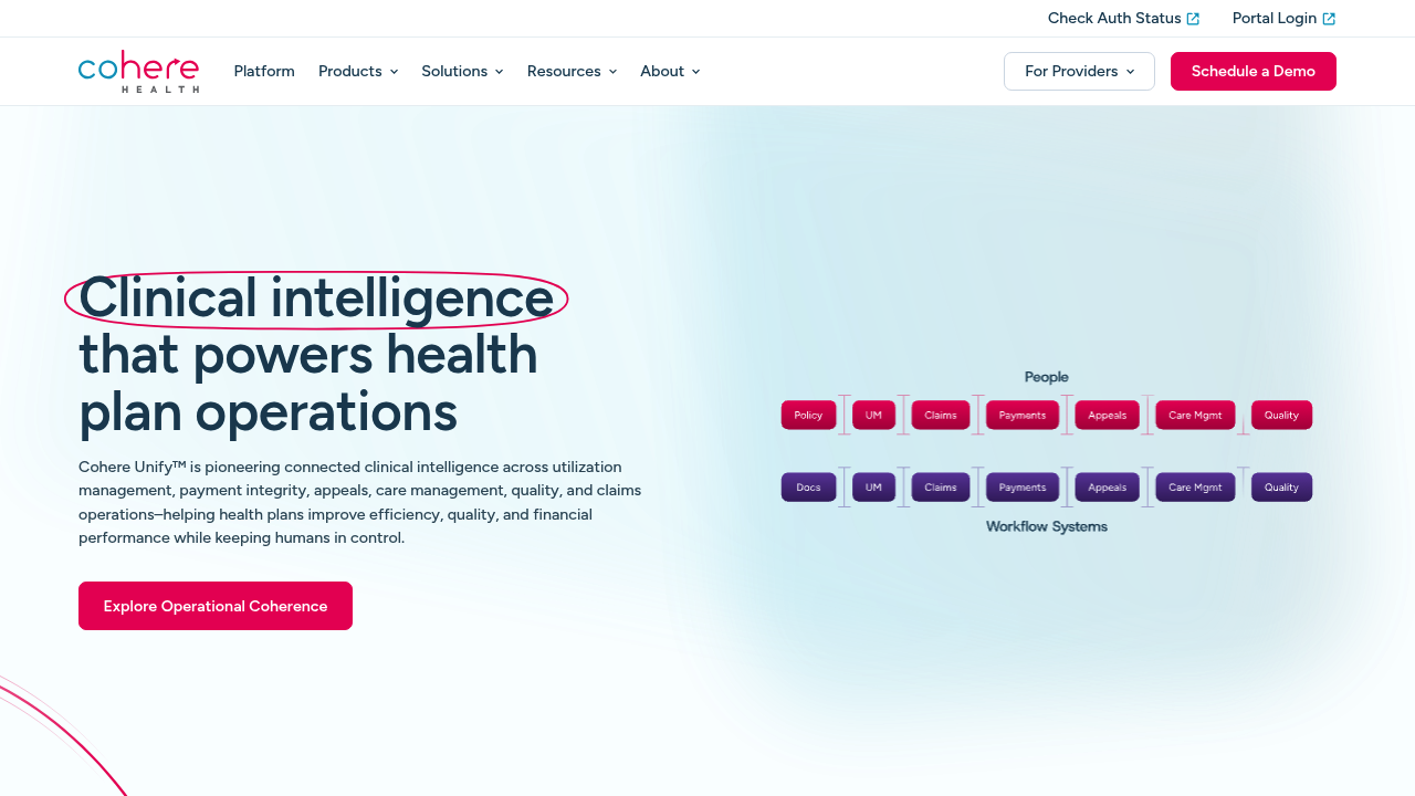 Cohere Health screenshot