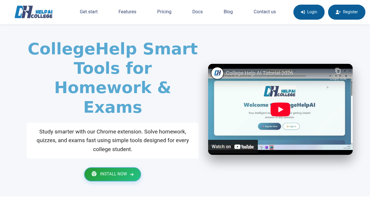 College Help AI screenshot