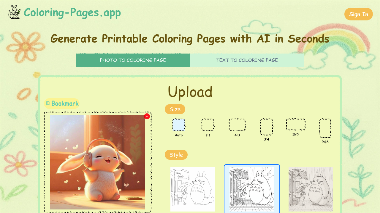 Coloring-Pages.app screenshot