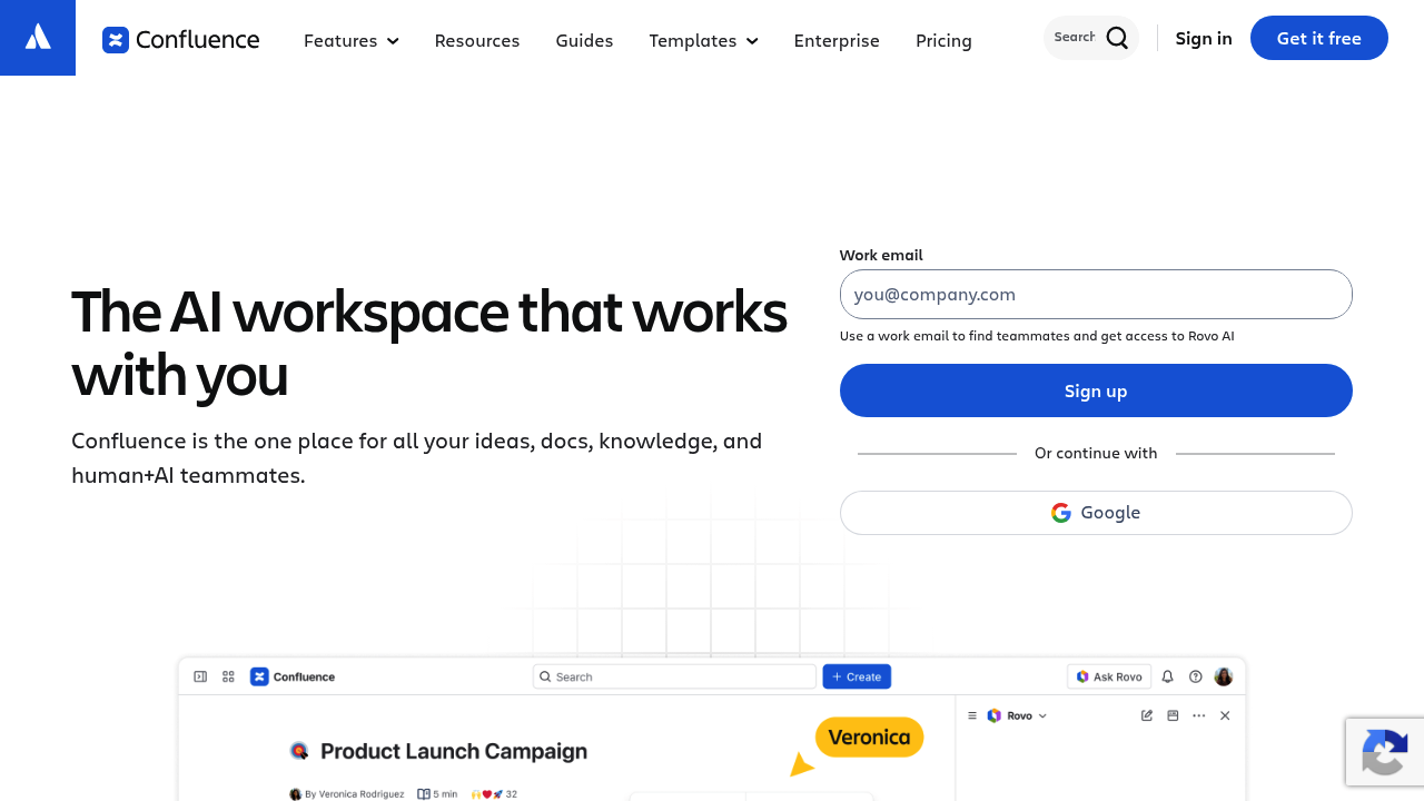 Confluence screenshot