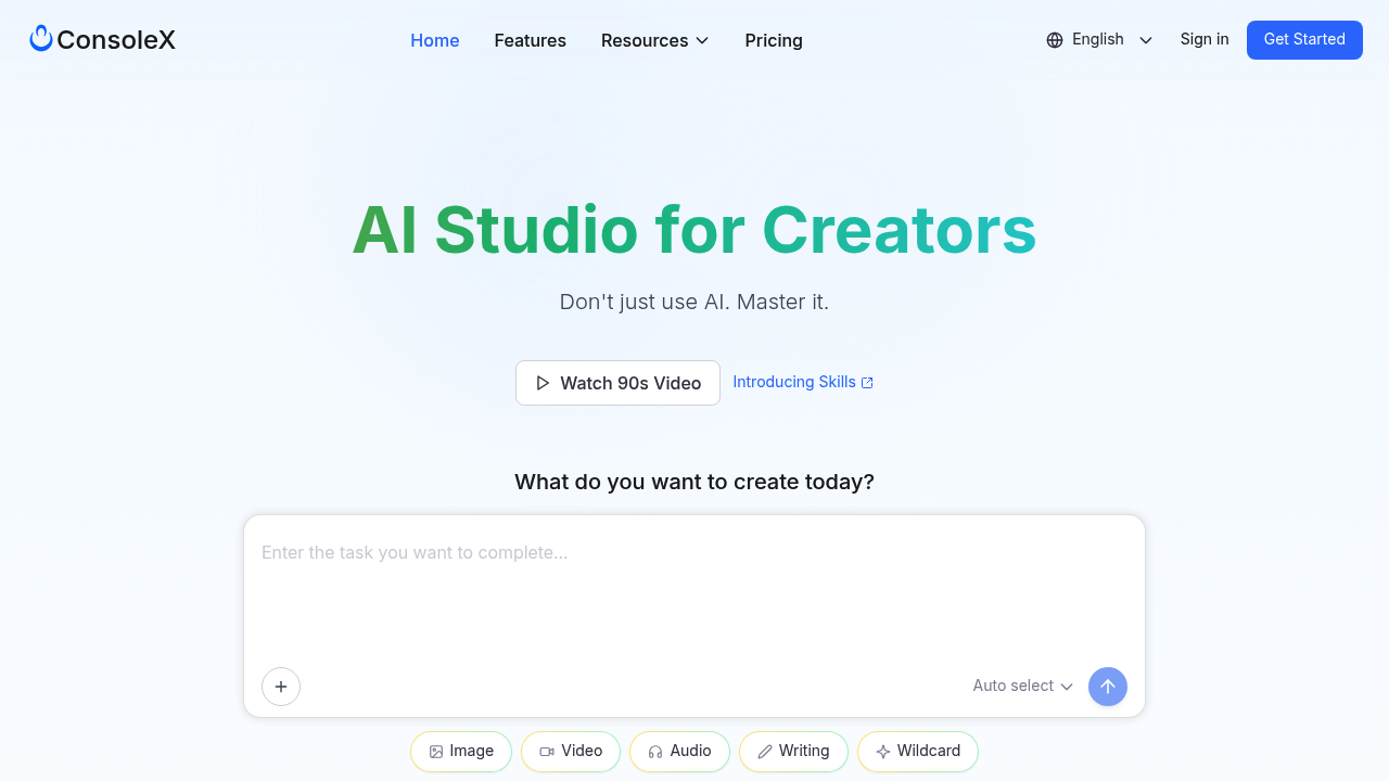 ConsoleX AI screenshot