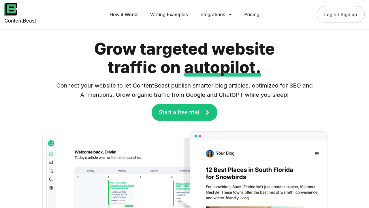 ContentBeast screenshot