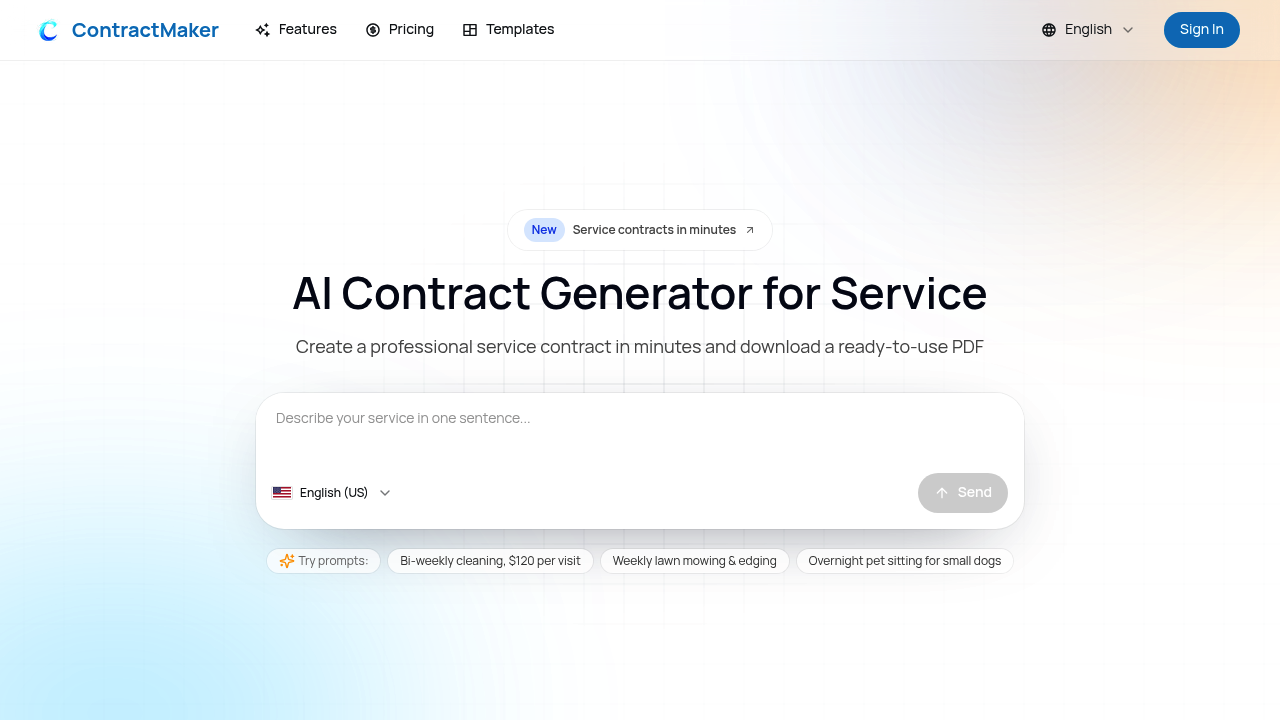 ContractMaker screenshot