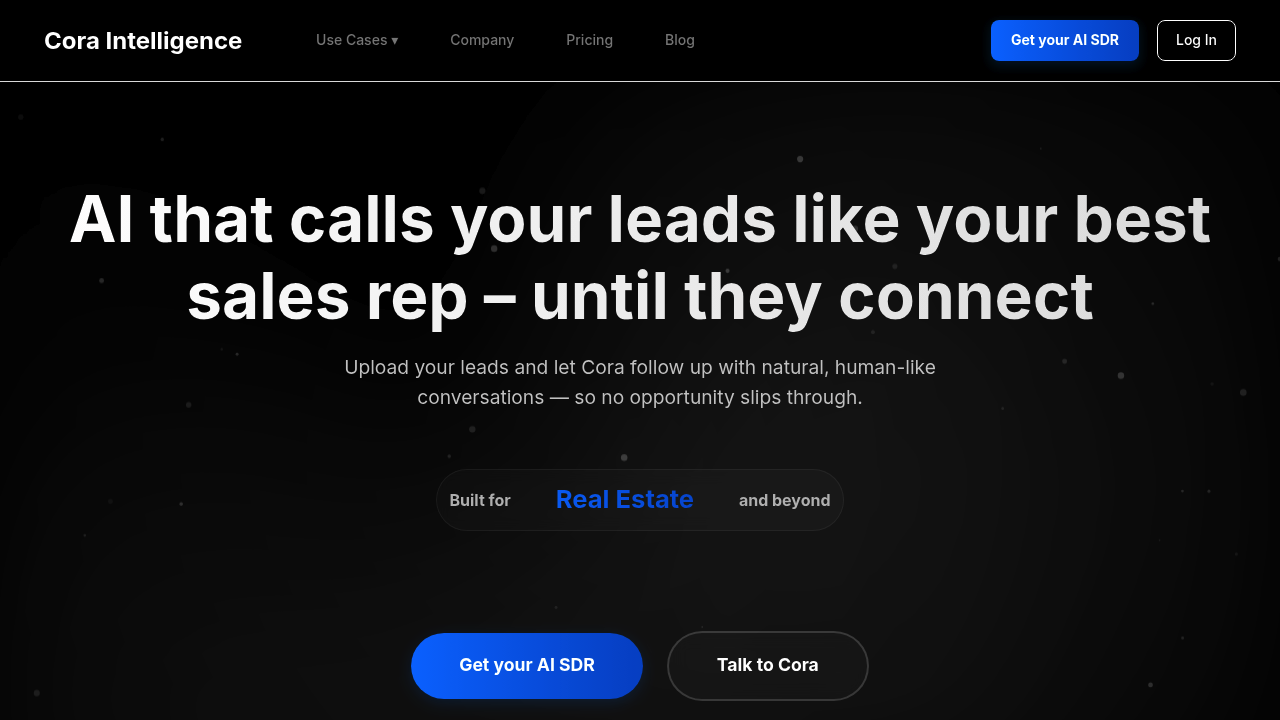 Cora Intelligence screenshot