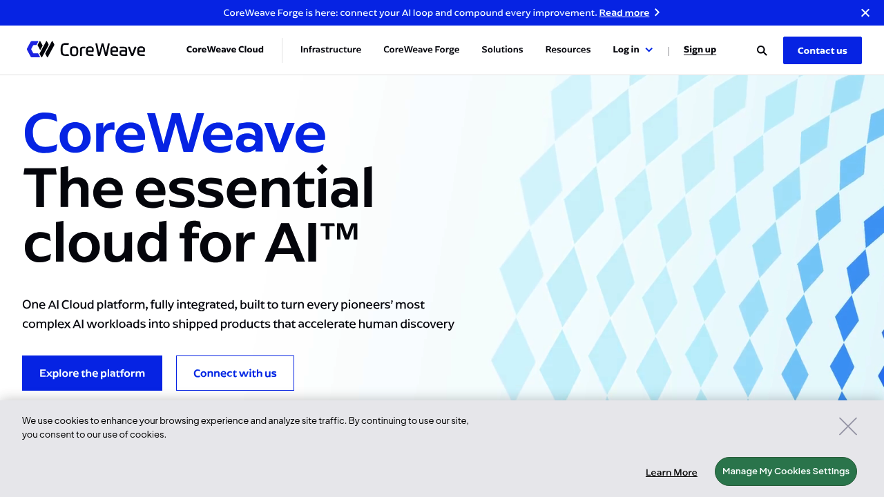CoreWeave screenshot