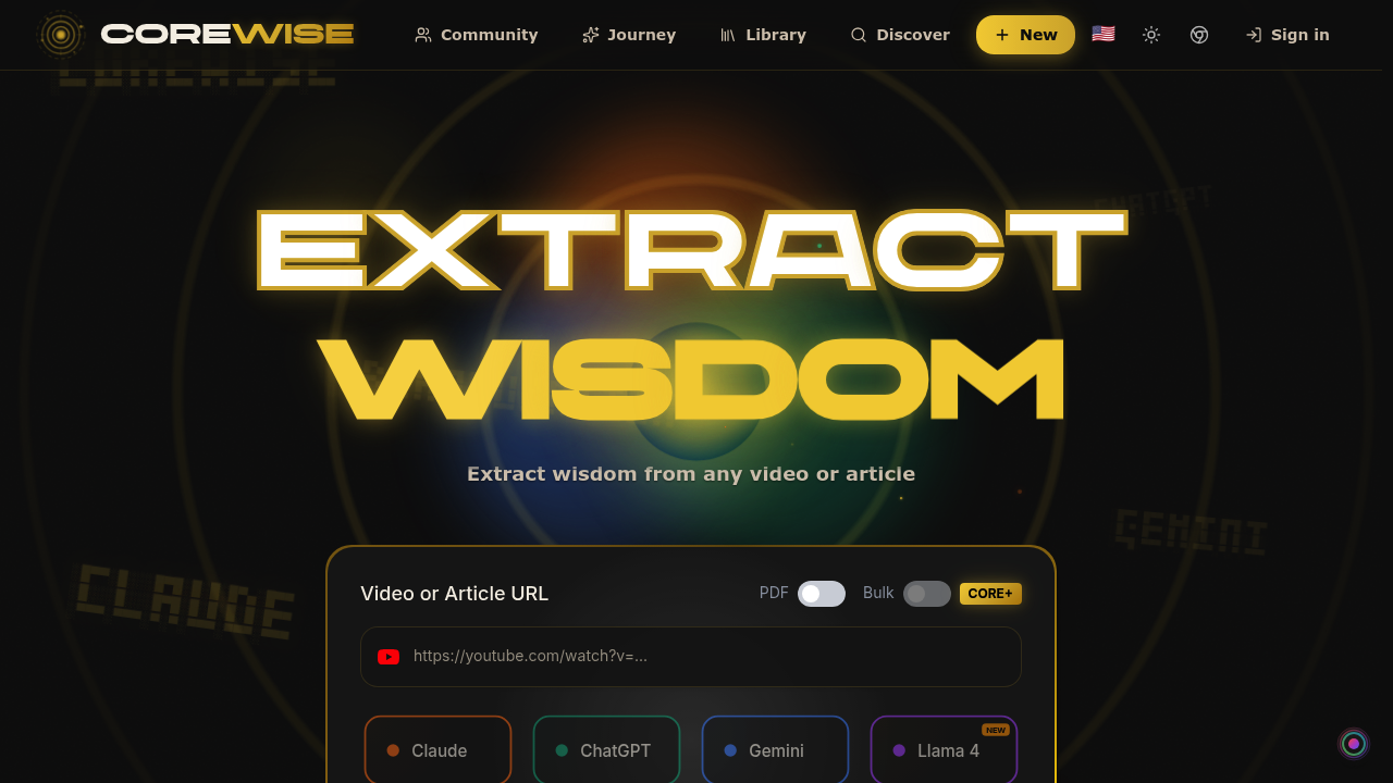 CoreWise.video screenshot
