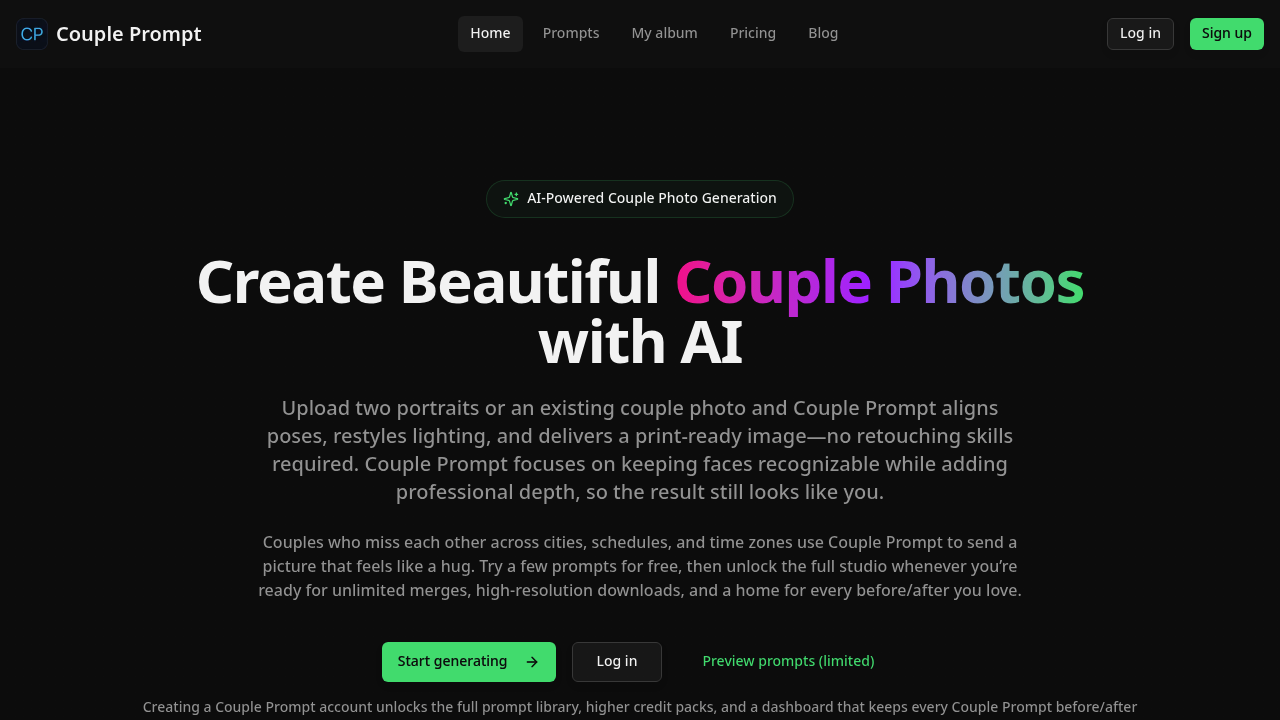 Couple Prompt screenshot