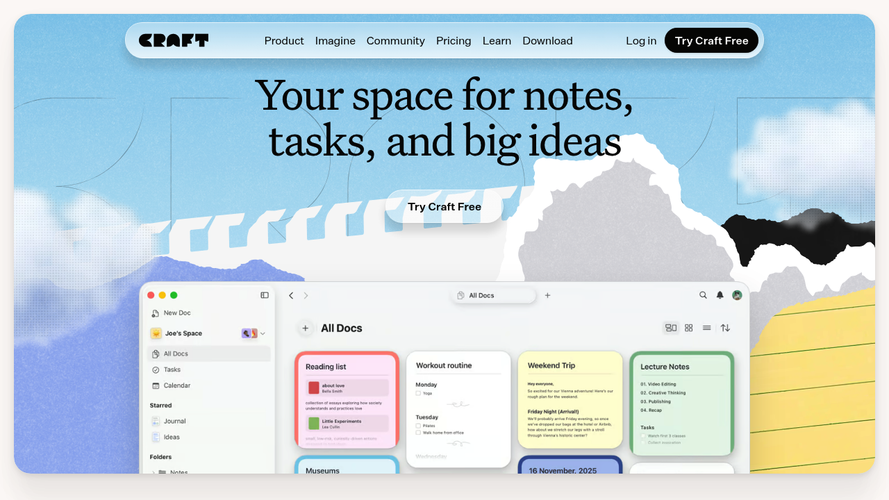 Craft screenshot