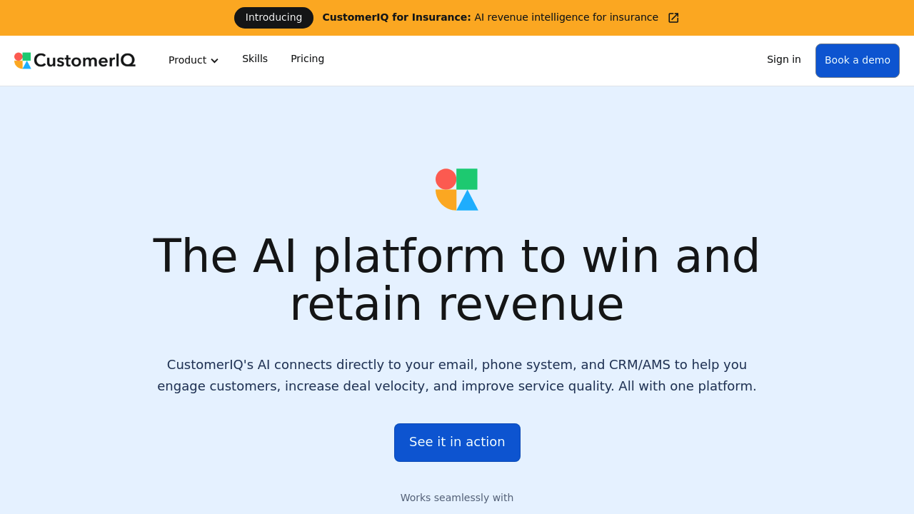 CustomerIQ screenshot