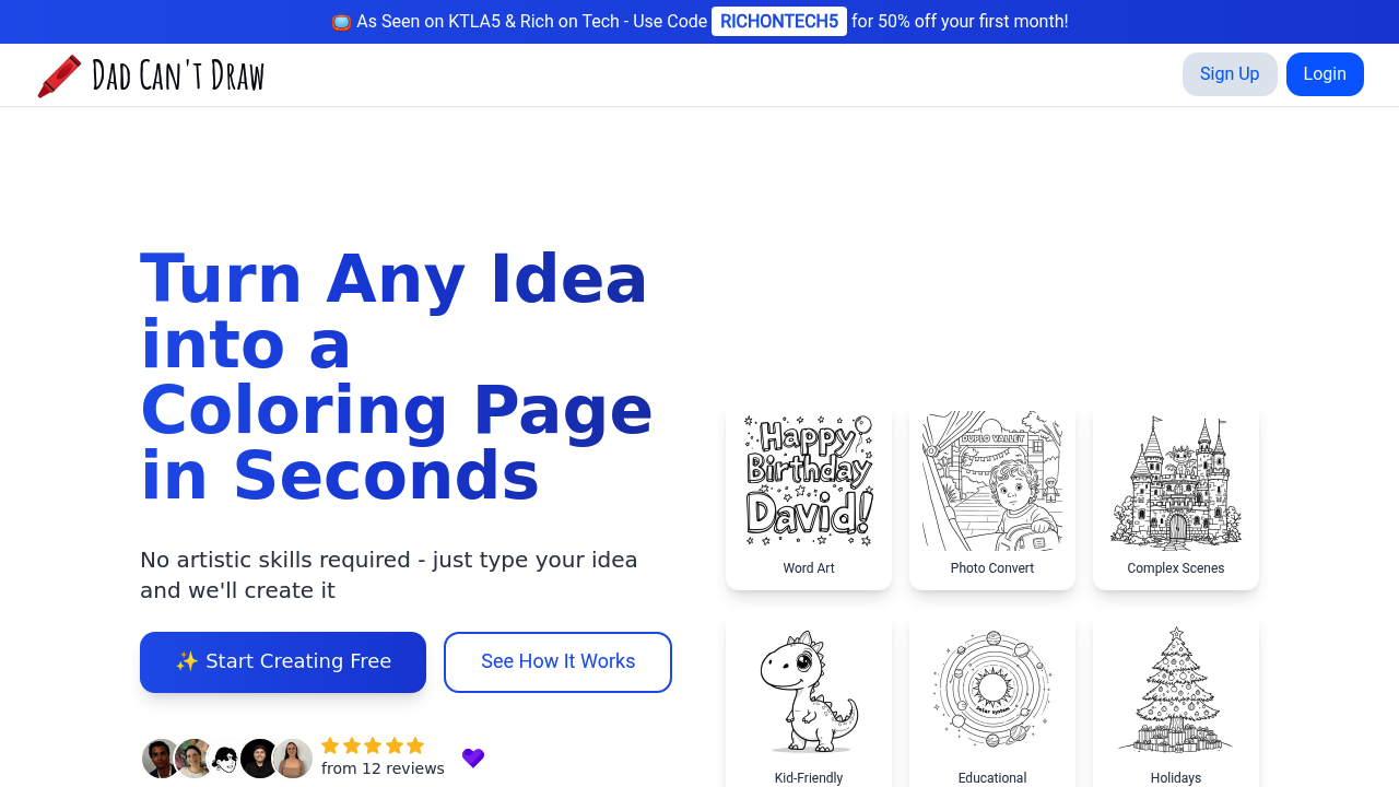Dad Can't Draw screenshot