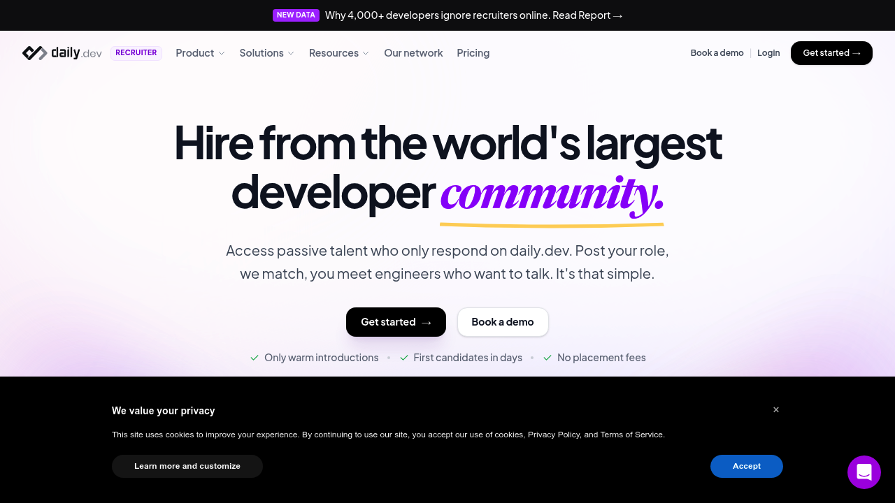 daily.dev Recruiter screenshot