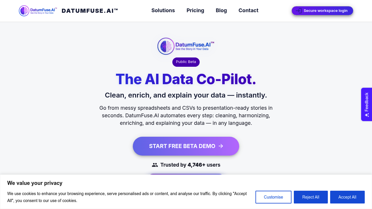 DatumFuse.AI screenshot