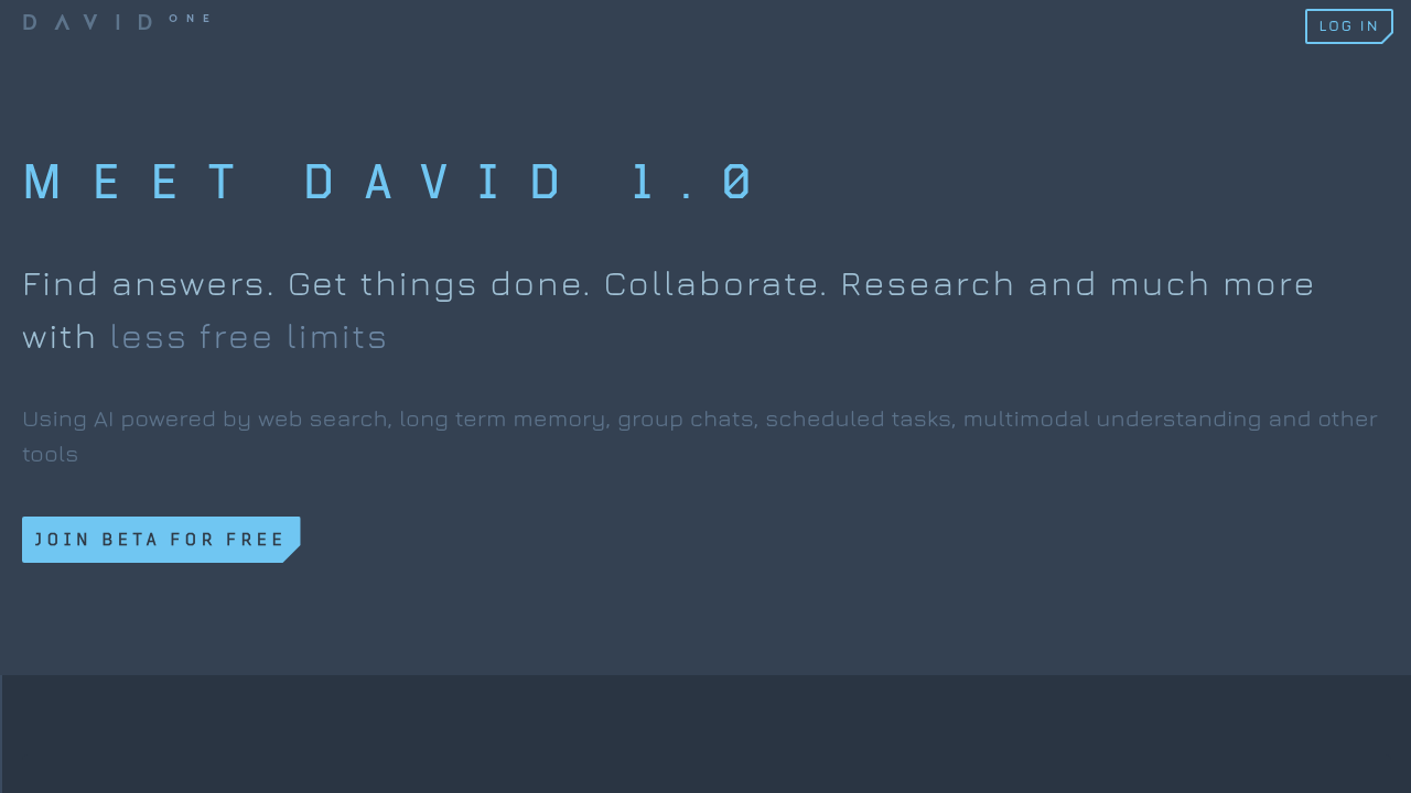 David One screenshot