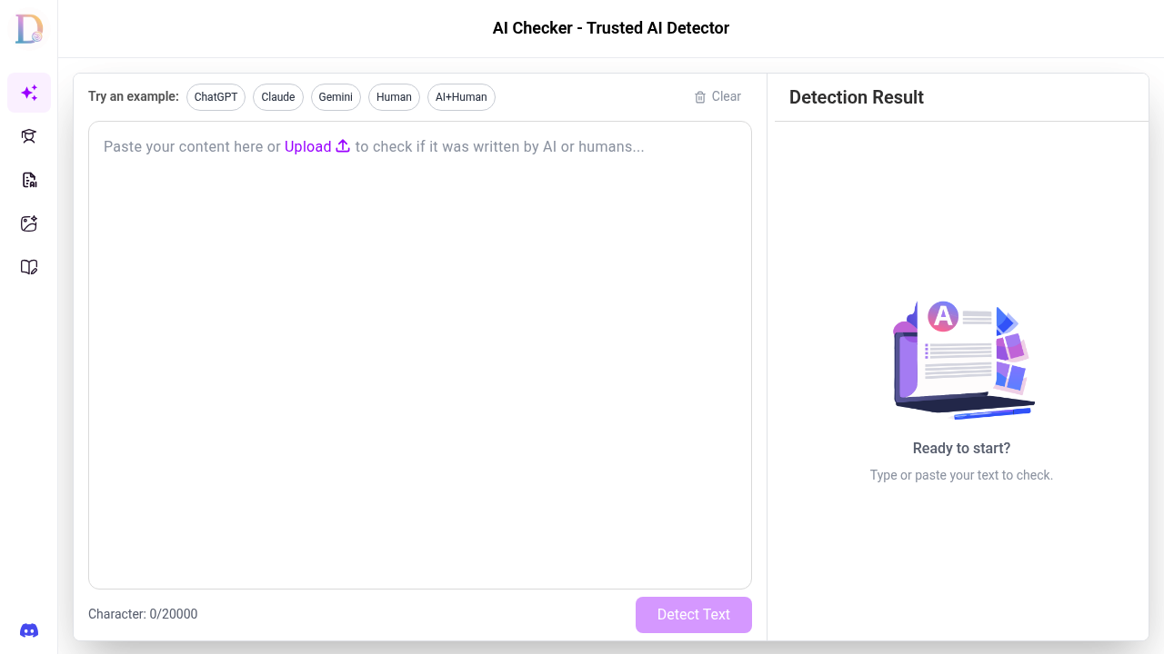 Dechecker AI screenshot