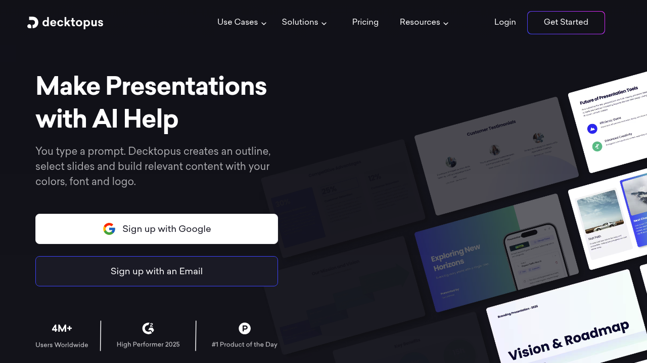 Decktopus AI screenshot