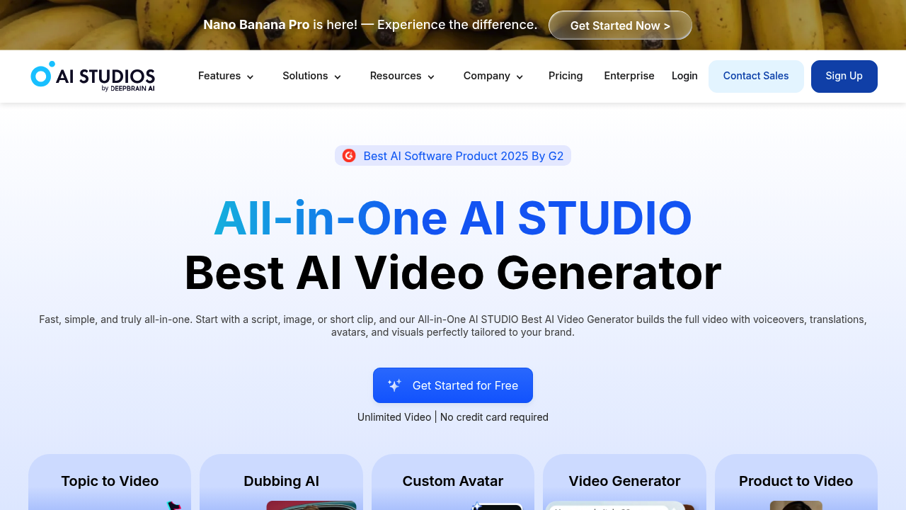 DeepBrain AI screenshot