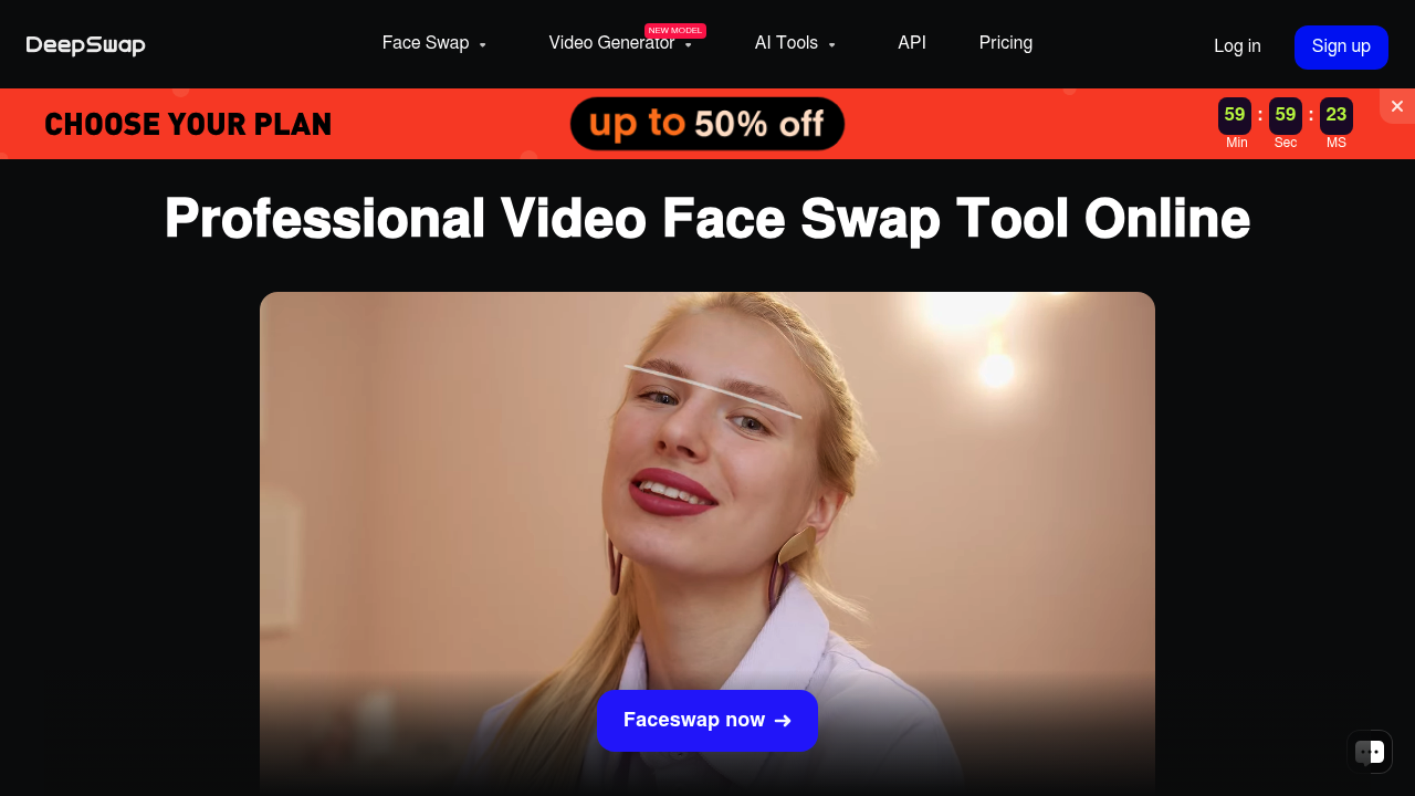 DeepSwap screenshot