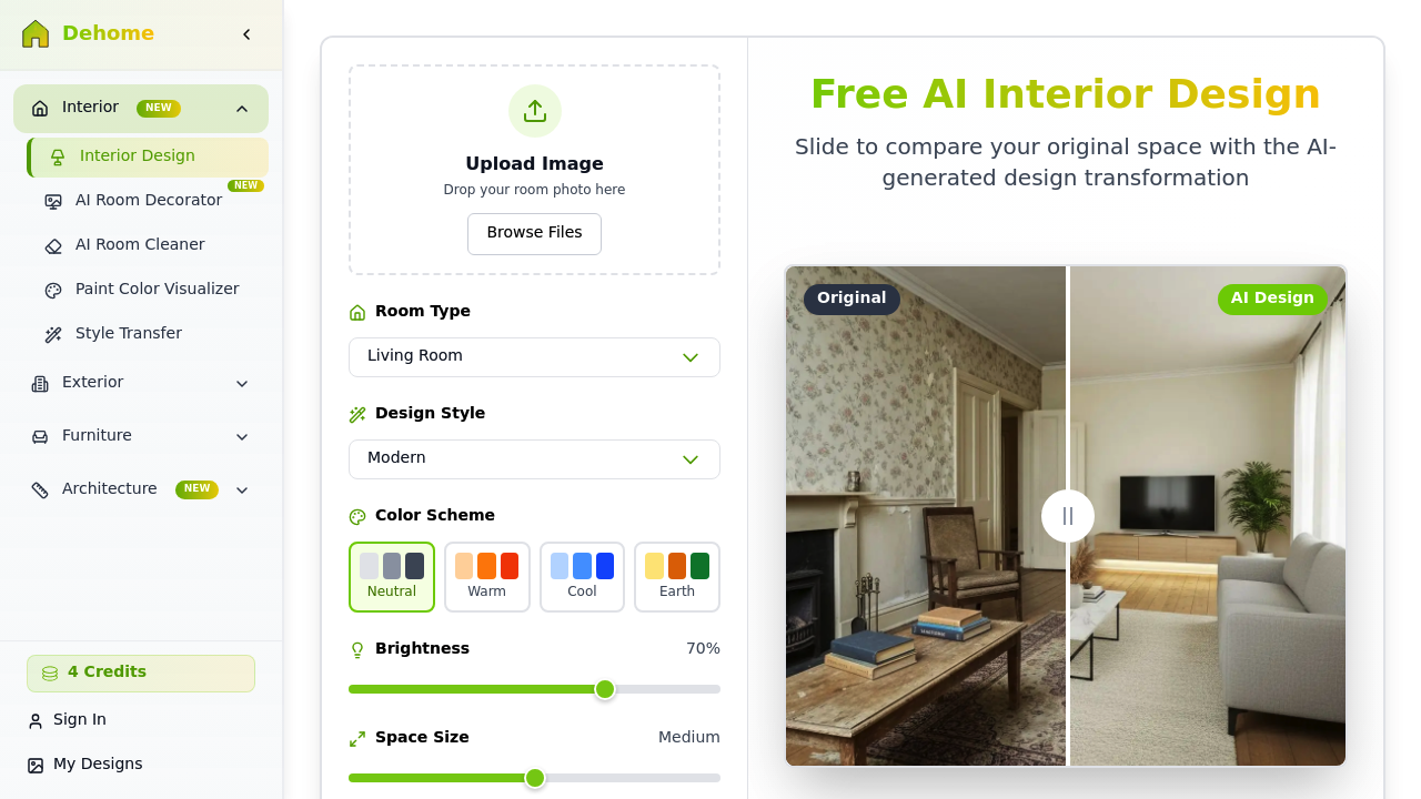 DeHome.ai screenshot