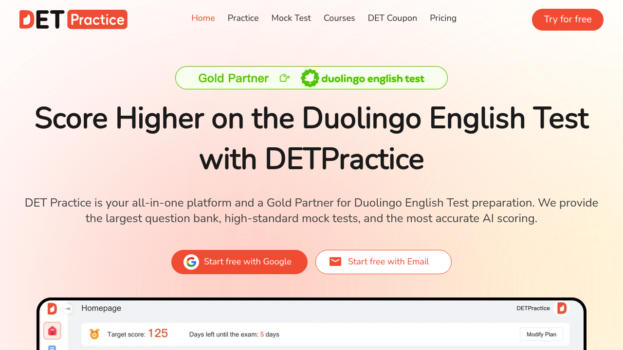 DETPractice screenshot