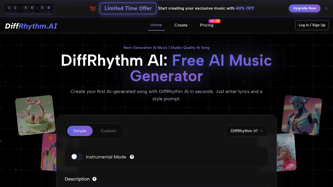 DiffRhythm screenshot