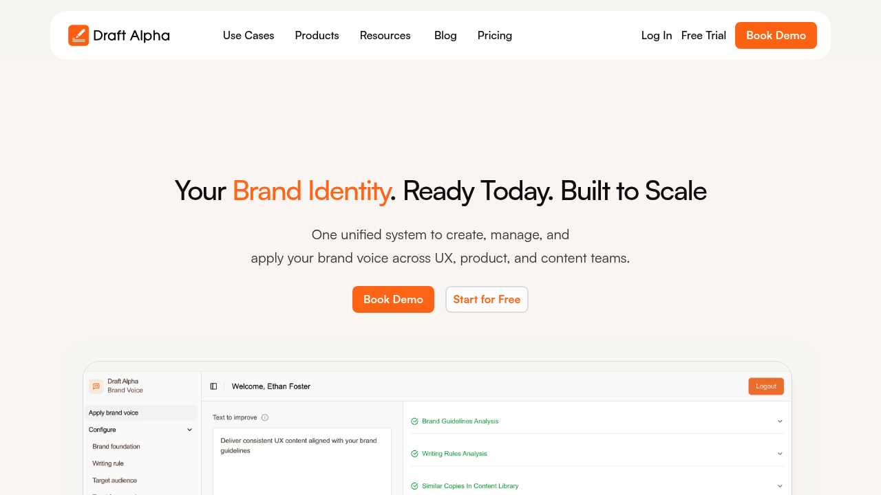Draft Alpha screenshot