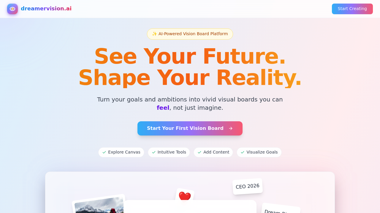 Dreamervision AI screenshot