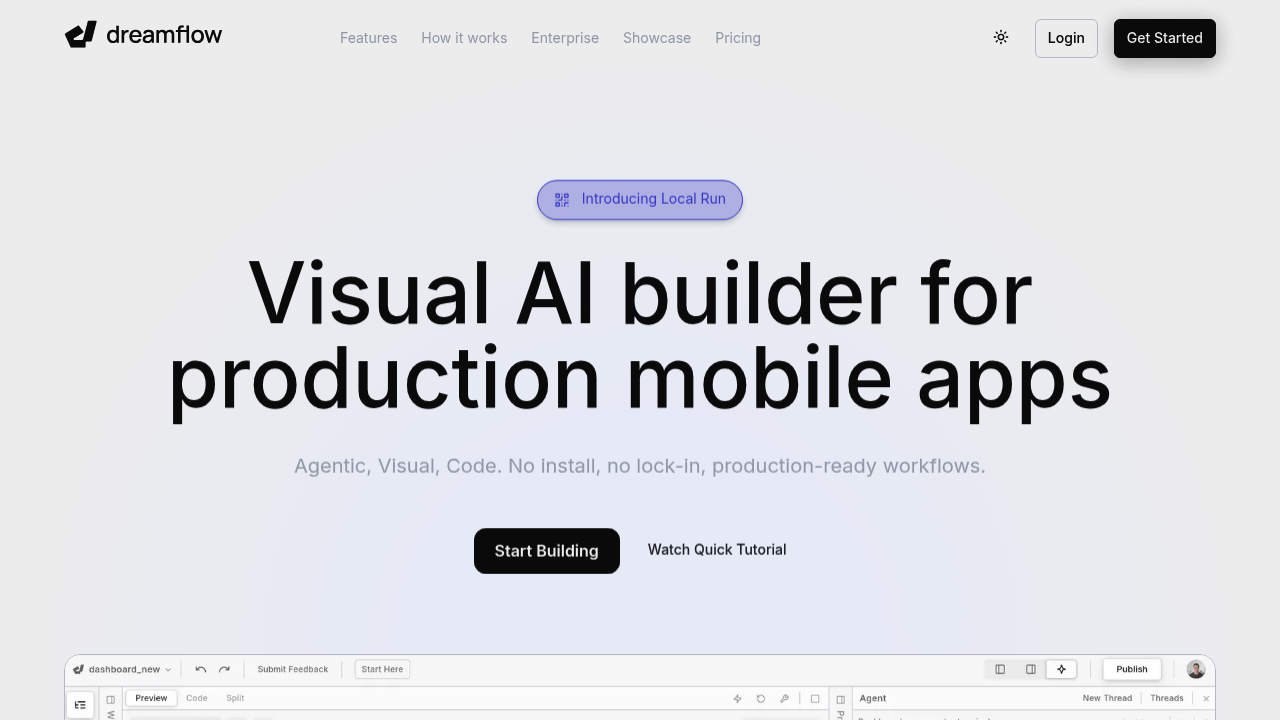 Dreamflow screenshot